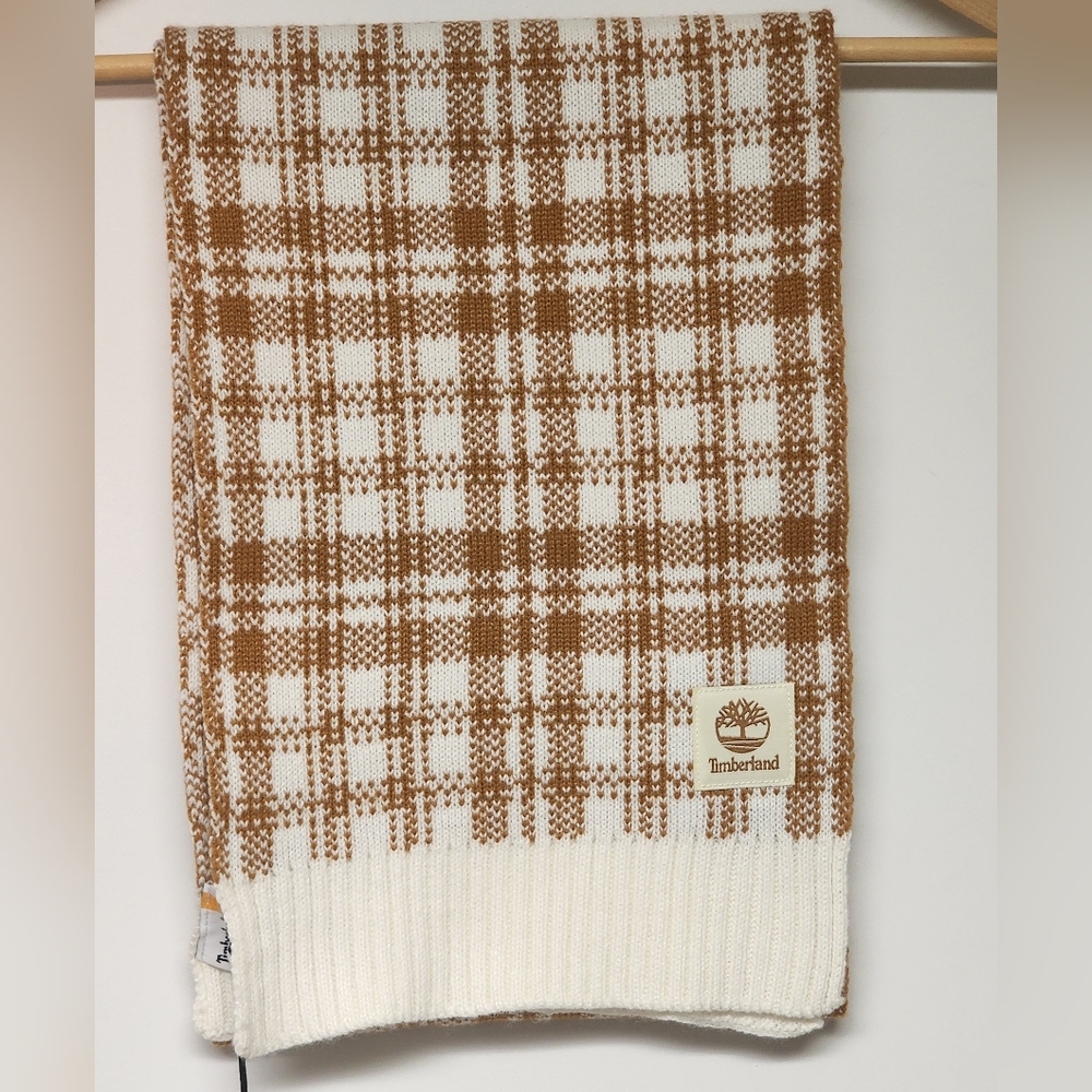 NWT Timberland Buffalo Plaid Scarf OS Unisex